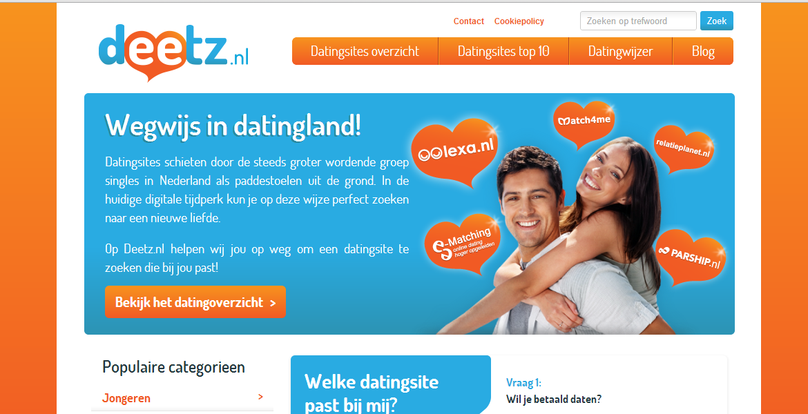 Deetz review, ervaringen en klachten over datingsites vergelijken